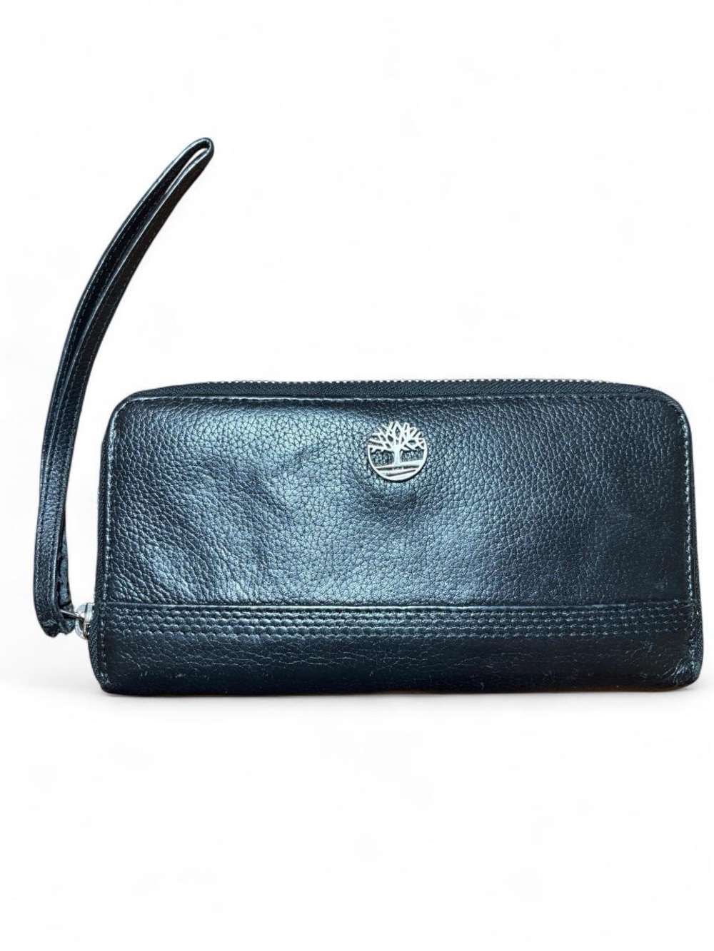 Timberland Ziparound Black Leather Wallet/Wristlet